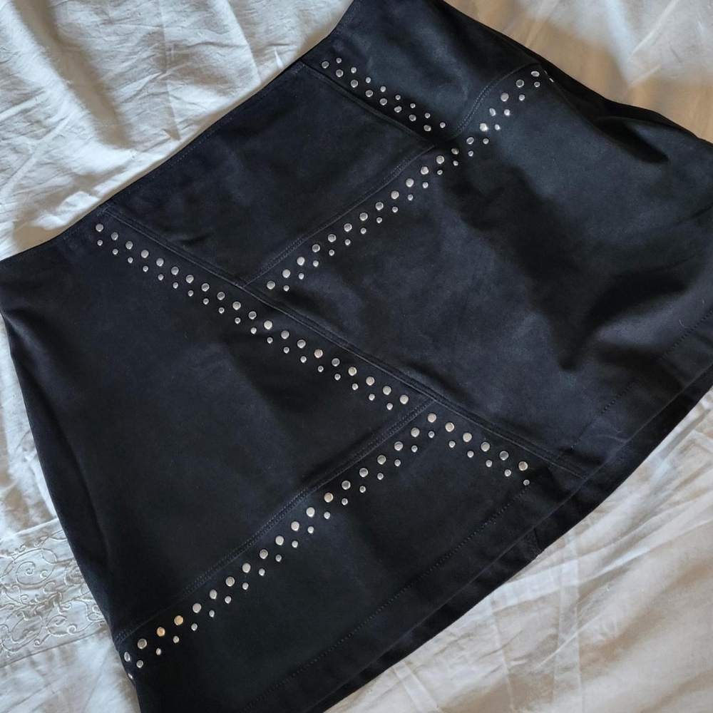 Express black mini skirt size 14